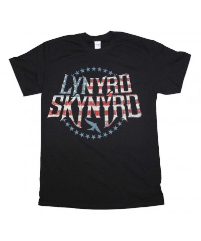 Lynyrd Skynyrd T Shirt | Lynyrd Skynyrd Stripes and Stars Logo T-Shirt $5.64 Shirts