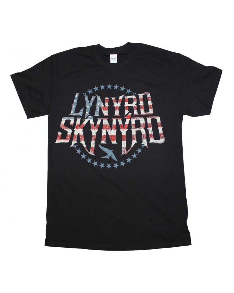 Lynyrd Skynyrd T Shirt | Lynyrd Skynyrd Stripes and Stars Logo T-Shirt $5.64 Shirts