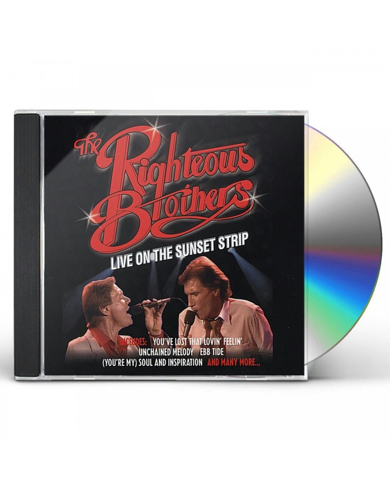 The Righteous Brothers LIVE ON SUNSET STRIP CD $7.80 CD