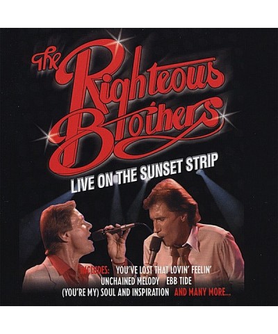 The Righteous Brothers LIVE ON SUNSET STRIP CD $7.80 CD