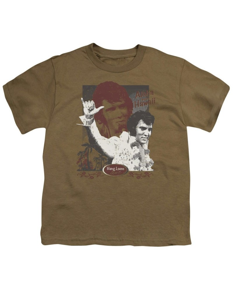 Elvis Presley Youth Tee | ALOHA HANG LOOSE Youth T Shirt $5.10 Kids