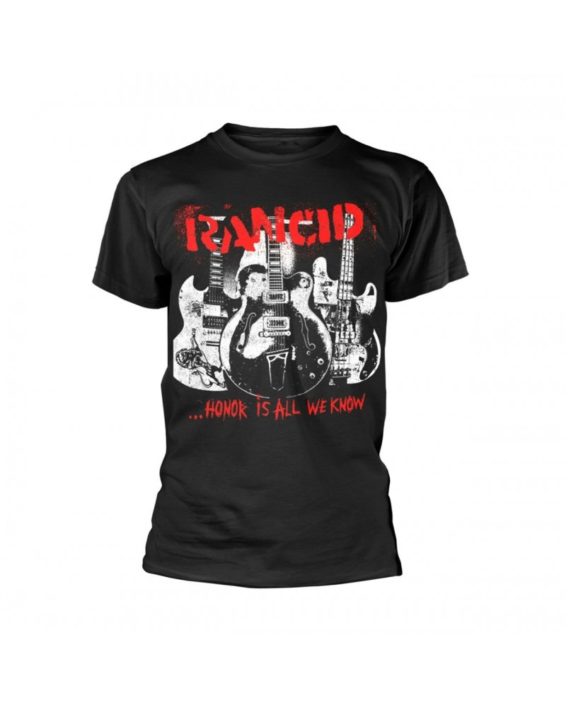 Rancid T Shirt - Honor Is All We Know $15.41 Shirts