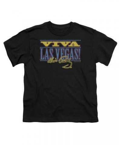 Elvis Presley Youth Tee | VIVA LAS VEGAS Youth T Shirt $7.50 Kids