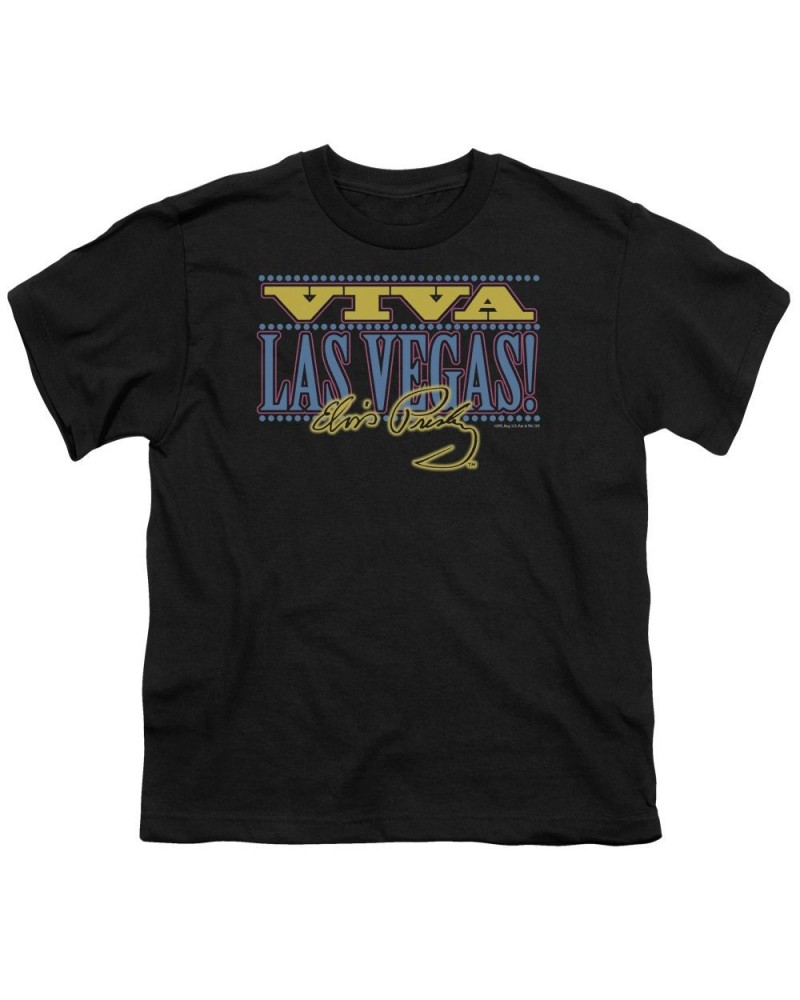 Elvis Presley Youth Tee | VIVA LAS VEGAS Youth T Shirt $7.50 Kids