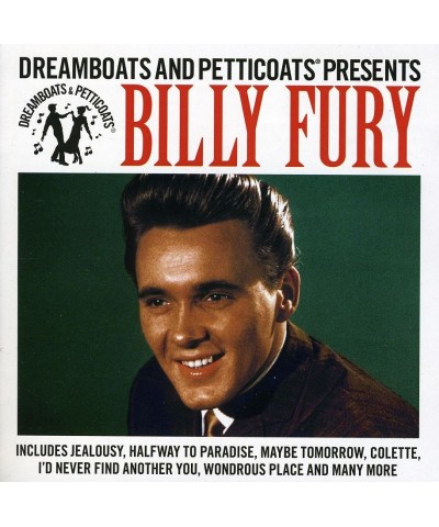 Billy Fury DREAMCOATS & PETTICOATS PRESENTS BILLY FURY CD $5.58 CD