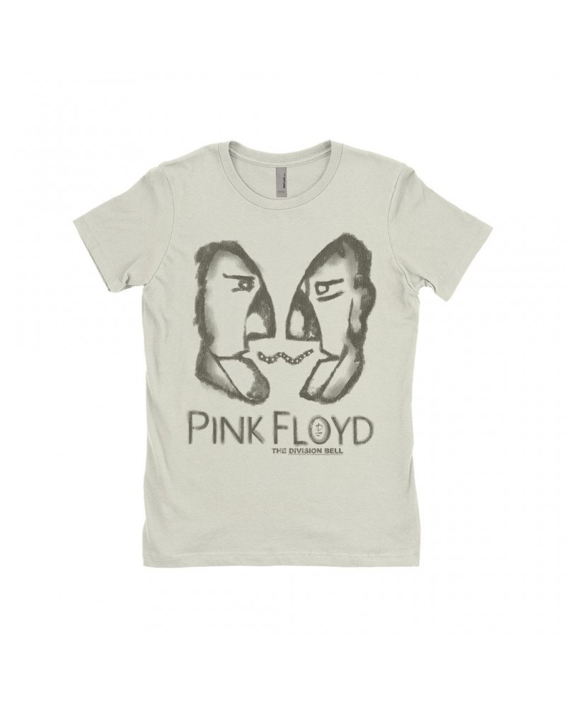 Pink Floyd Ladies' Boyfriend T-Shirt | Bioworld Division Bell Pencil Sketch Shirt $8.98 Shirts