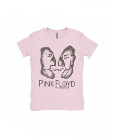 Pink Floyd Ladies' Boyfriend T-Shirt | Bioworld Division Bell Pencil Sketch Shirt $8.98 Shirts