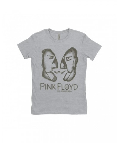 Pink Floyd Ladies' Boyfriend T-Shirt | Bioworld Division Bell Pencil Sketch Shirt $8.98 Shirts