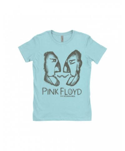 Pink Floyd Ladies' Boyfriend T-Shirt | Bioworld Division Bell Pencil Sketch Shirt $8.98 Shirts