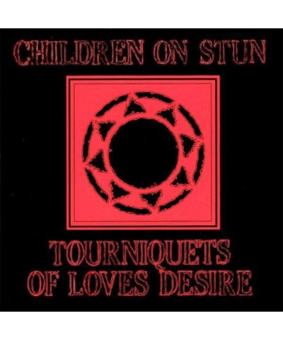 Children On Stun TOURNIQUETS OF LOVE'S DESIRE (RED & BLACK VINYL) Vinyl Record $13.65 Vinyl