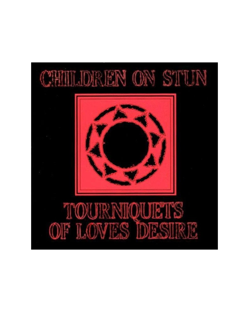 Children On Stun TOURNIQUETS OF LOVE'S DESIRE (RED & BLACK VINYL) Vinyl Record $13.65 Vinyl