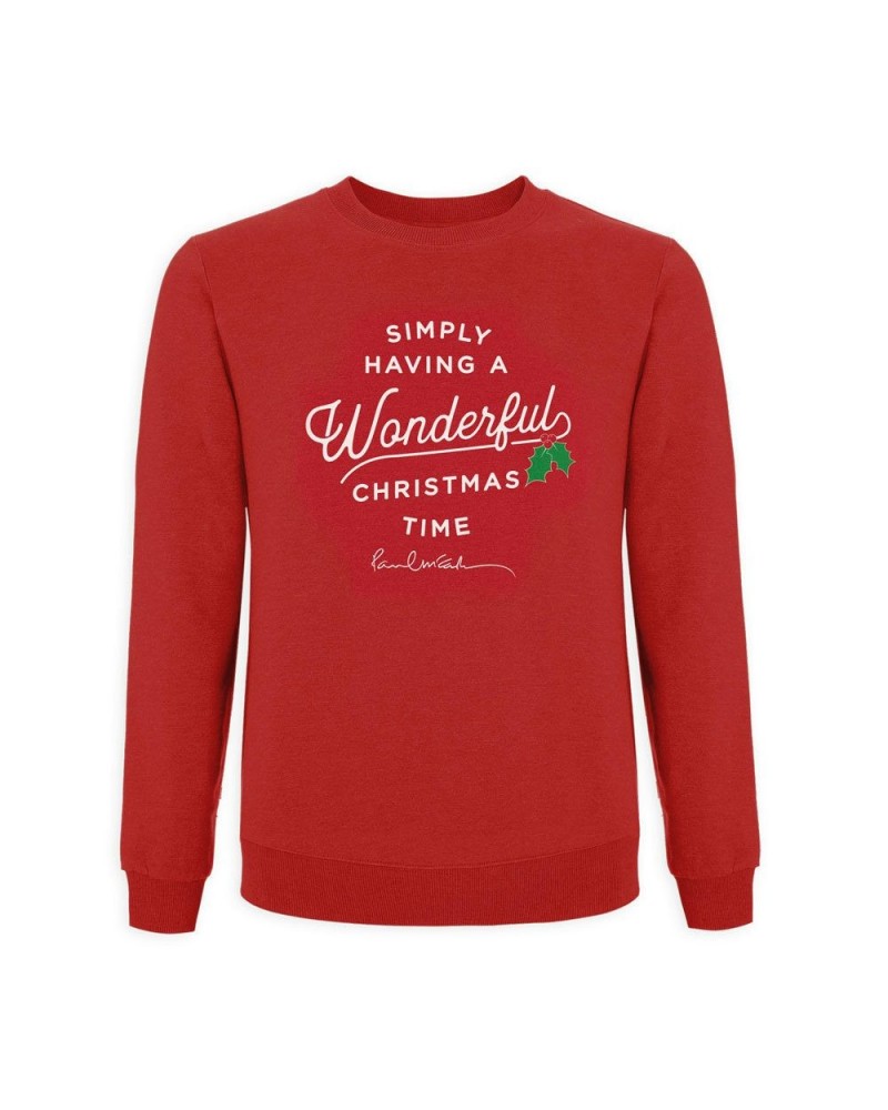 Paul McCartney Wonderful Christmas Time Sweatshirt $11.10 Sweatshirts