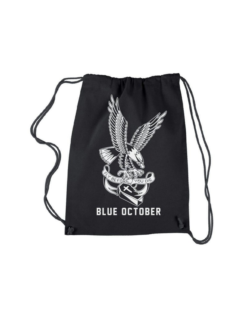 Blue October Fly Before You Die Drawstring Bag $12.25 Bags