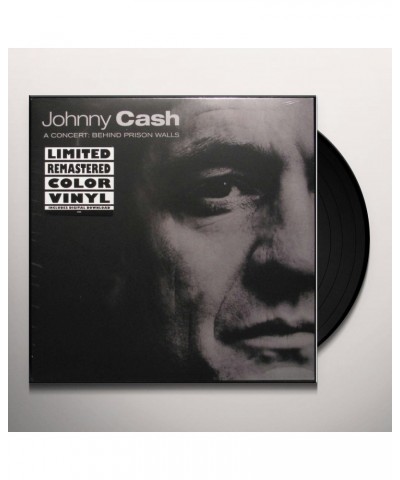 Johnny Cash CONCERT BEHIND PRISON WALLS Vinyl Record $9.25 Vinyl