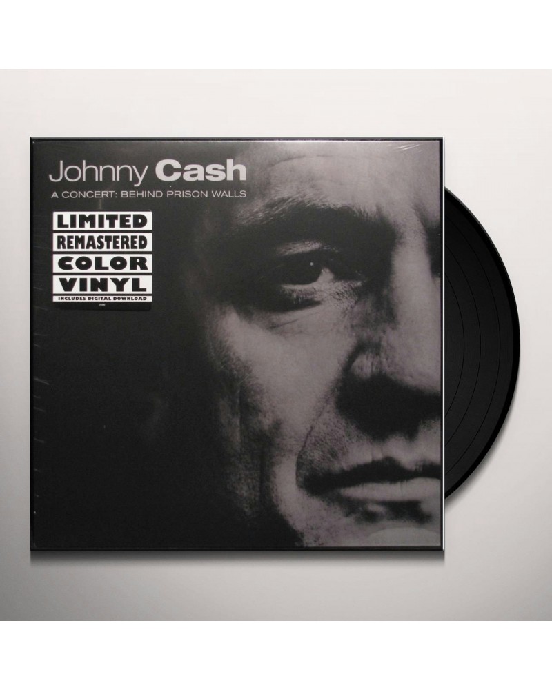 Johnny Cash CONCERT BEHIND PRISON WALLS Vinyl Record $9.25 Vinyl