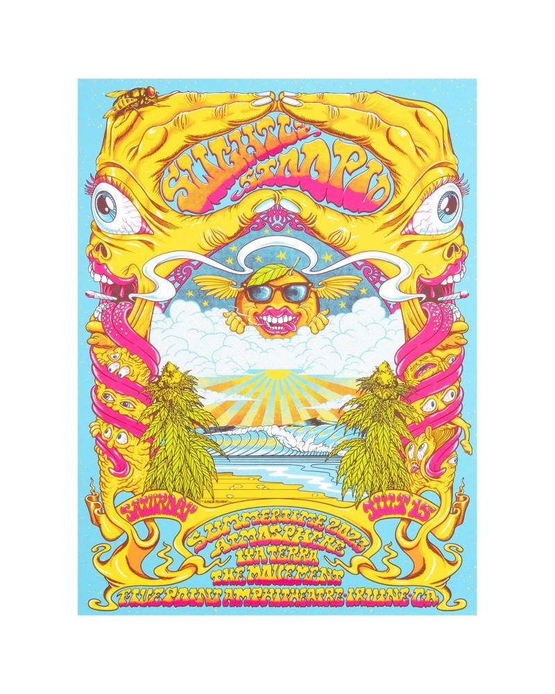 Slightly Stoopid 7/15/23 Irvine CA Show Poster by Fandy Darisman $18.80 Decor