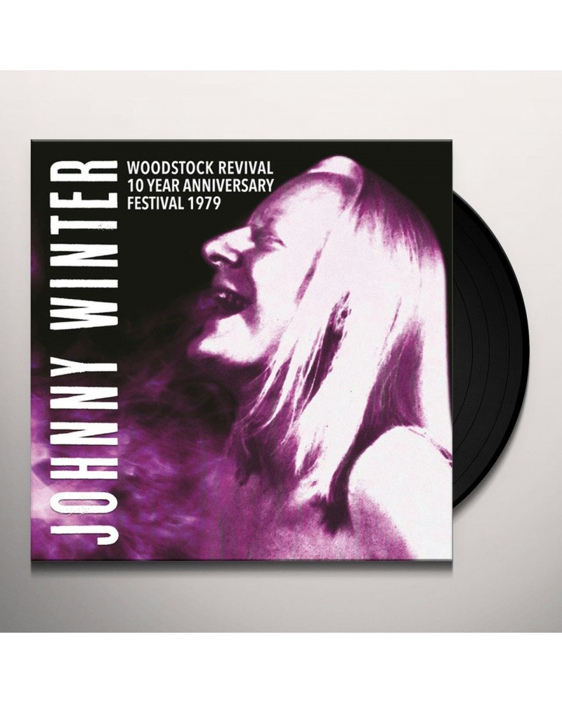 Johnny Winter WOODSTOCK REVIVAL 10 YEAR ANNIVERSARY FESTIVAL 79 Vinyl Record $12.65 Vinyl