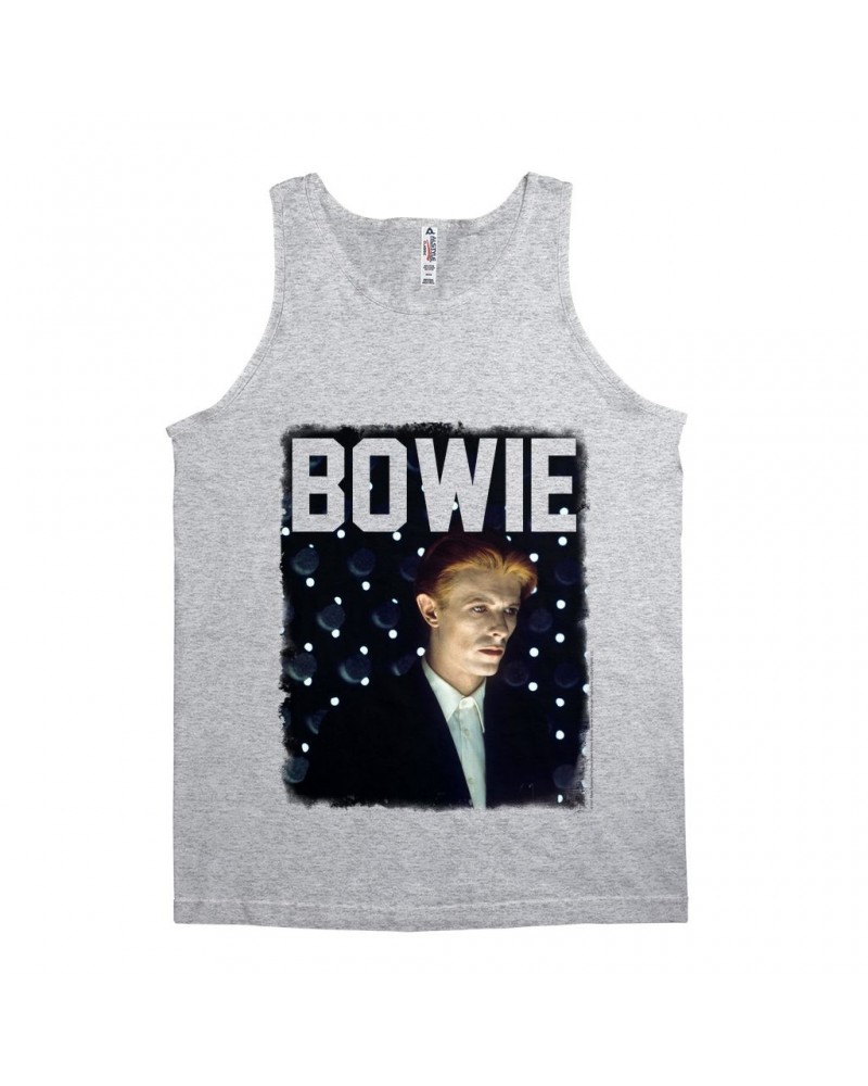 David Bowie Unisex Tank Top | The Man Who Fell To Earth Album Photo Design Shirt $11.23 Shirts