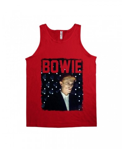 David Bowie Unisex Tank Top | The Man Who Fell To Earth Album Photo Design Shirt $11.23 Shirts