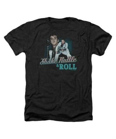 Elvis Presley Tee | SHAKE RATTLE & ROLL Premium T Shirt $5.27 Shirts