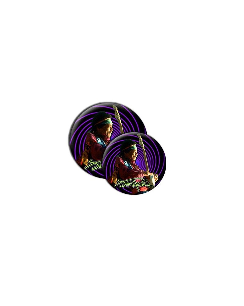 Jimi Hendrix Swirl Button $0.45 Accessories