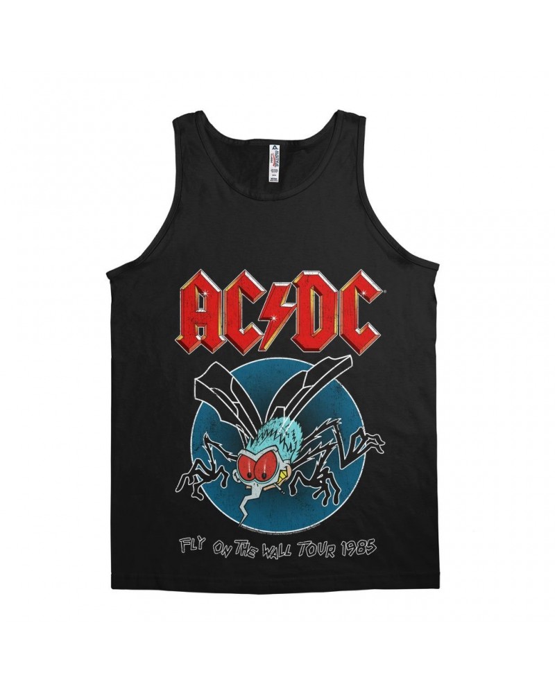 AC/DC Unisex Tank Top | 1985 Fly On The Wall Tour Shirt $9.98 Shirts