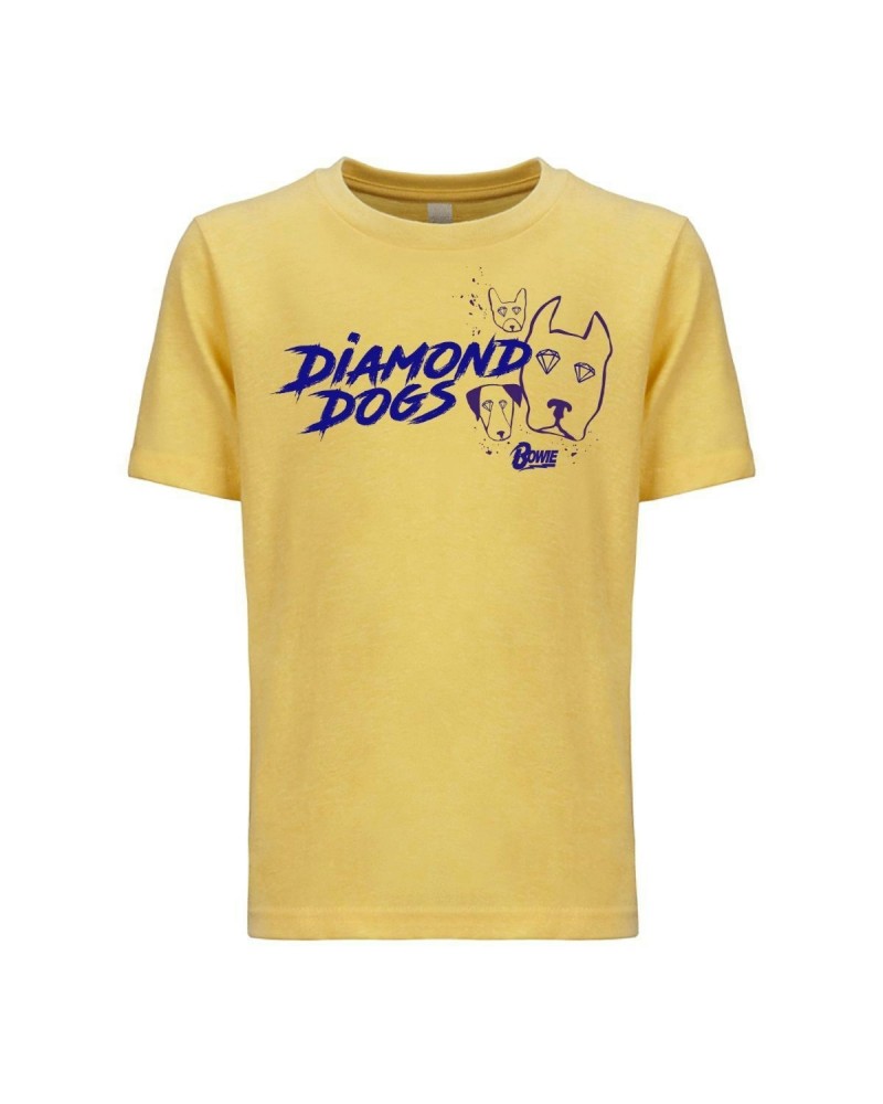 David Bowie Blue Logo Diamond Dogs Rad Youth Tee $8.80 Kids