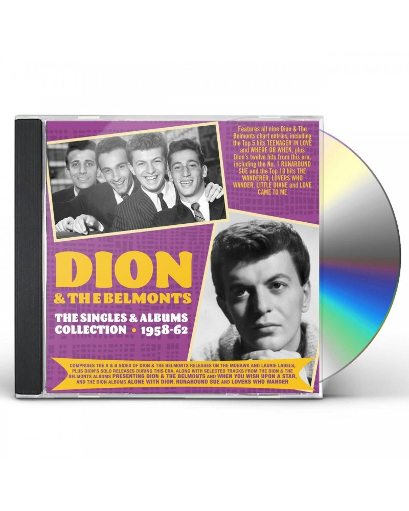 Dion & The Belmonts The Singles & Albums Collection 1957-62 CD $7.02 CD