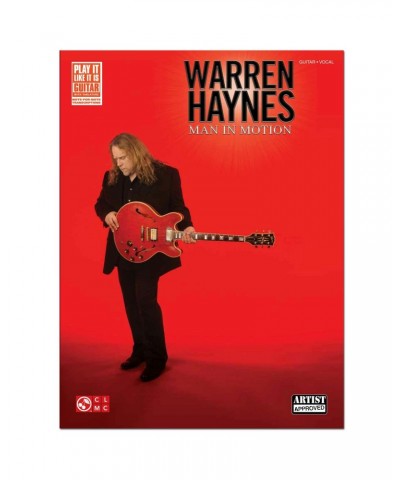 Warren Haynes – Man in Motion Songbook $6.90 Books