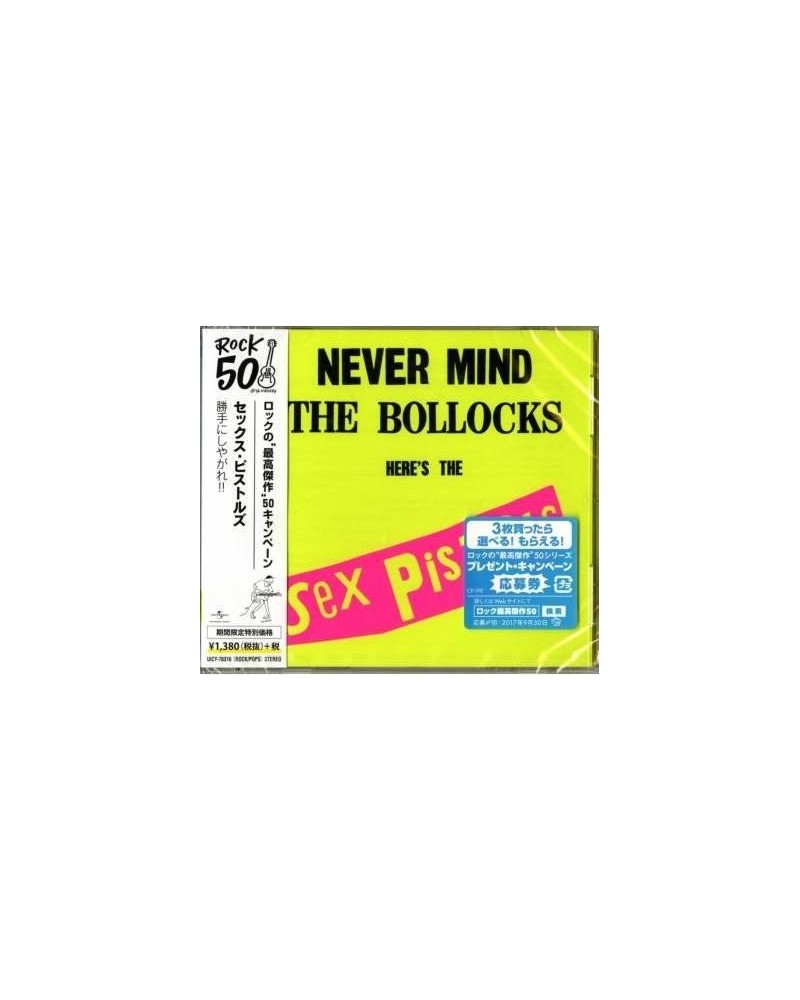 Sex Pistols NEVER MIND THE BOLLOCKS. HERE'S THE SEX PISTOLS(2012 REMASTERED VERSION) (LIMITED) CD $8.55 CD