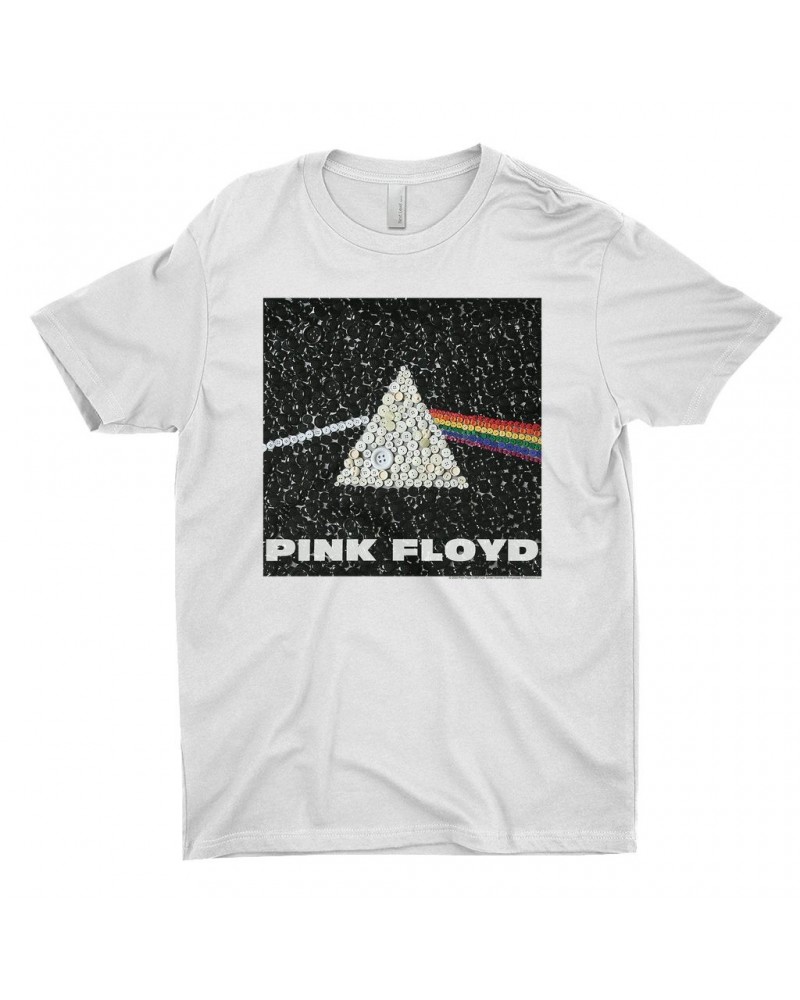 Pink Floyd T-Shirt | Buttons Prism Art Shirt $11.98 Shirts