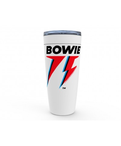 David Bowie Viking Tumbler | Black Blue & Red 75th Logo Tumbler $9.98 Drinkware