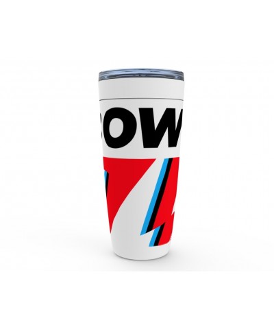 David Bowie Viking Tumbler | Black Blue & Red 75th Logo Tumbler $9.98 Drinkware