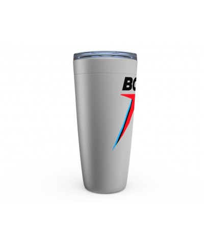 David Bowie Viking Tumbler | Black Blue & Red 75th Logo Tumbler $9.98 Drinkware