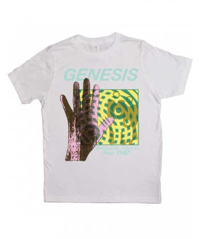 Genesis Kids T-Shirt | Modern 1987 Invisible Touch Album Design Kids Shirt $10.56 Kids