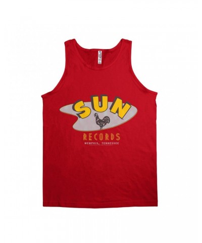 Sun Records Unisex Tank Top | Retro Boomerang Logo Shirt $11.98 Shirts