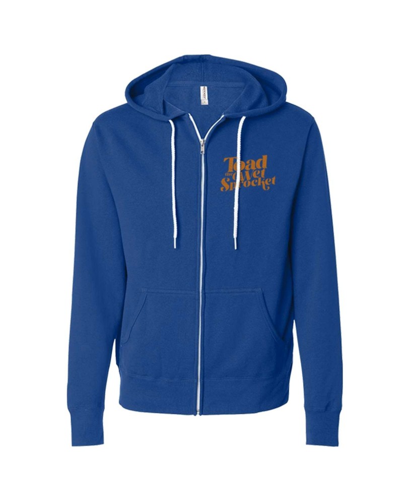 Toad The Wet Sprocket Blue Zip Hoodie $26.00 Sweatshirts