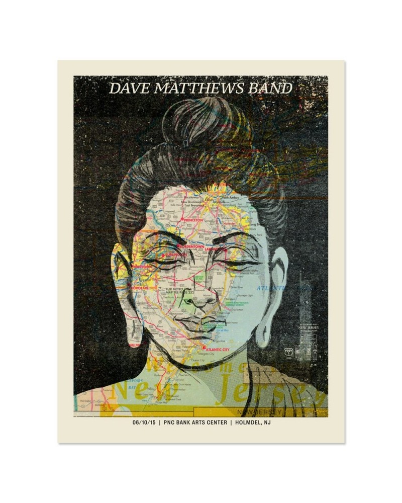 Dave Matthews Band Show Poster – Holmdel New Jersey 6/10/2015 $14.40 Shirts