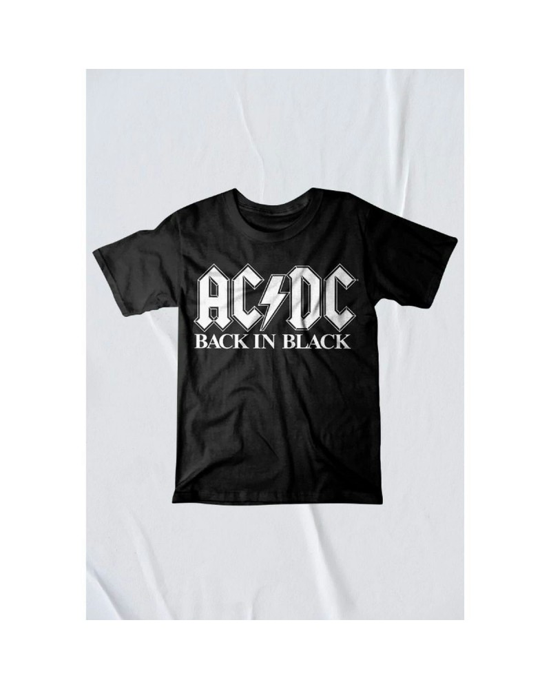 AC/DC Back in Black Logo T-shirt $12.00 Shirts