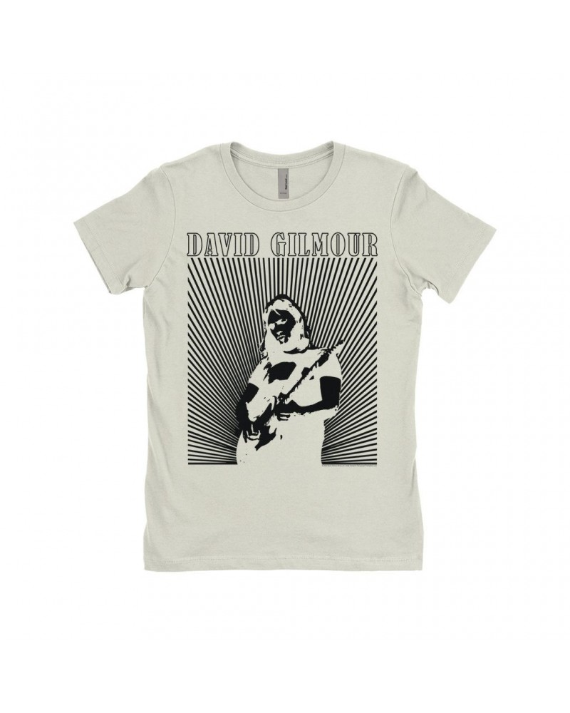 David Gilmour Ladies' Boyfriend T-Shirt | Young Burst Design Shirt $8.23 Shirts