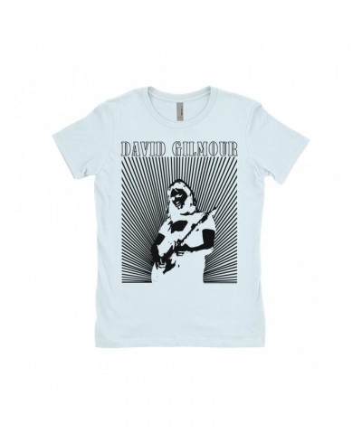 David Gilmour Ladies' Boyfriend T-Shirt | Young Burst Design Shirt $8.23 Shirts