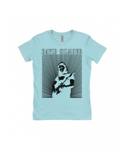 David Gilmour Ladies' Boyfriend T-Shirt | Young Burst Design Shirt $8.23 Shirts