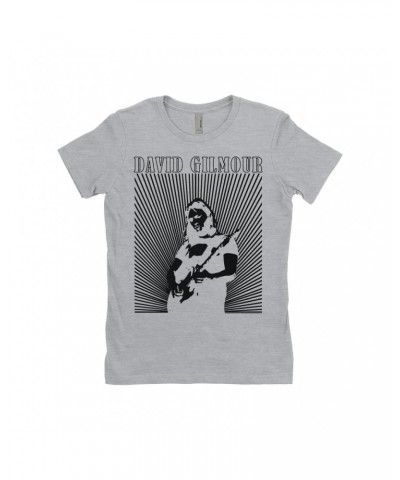 David Gilmour Ladies' Boyfriend T-Shirt | Young Burst Design Shirt $8.23 Shirts