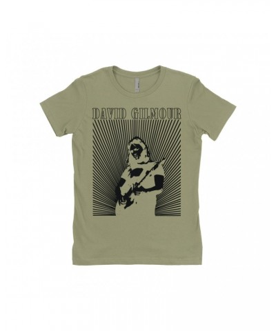 David Gilmour Ladies' Boyfriend T-Shirt | Young Burst Design Shirt $8.23 Shirts