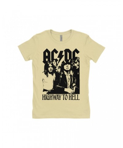 AC/DC Ladies' Boyfriend T-Shirt | Highway To Hell Retro Black Shirt $10.98 Shirts