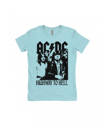 AC/DC Ladies' Boyfriend T-Shirt | Highway To Hell Retro Black Shirt $10.98 Shirts