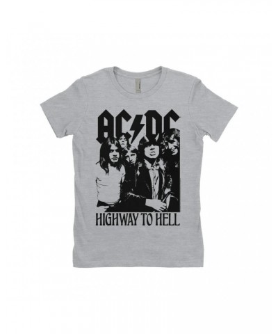 AC/DC Ladies' Boyfriend T-Shirt | Highway To Hell Retro Black Shirt $10.98 Shirts