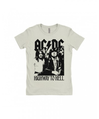 AC/DC Ladies' Boyfriend T-Shirt | Highway To Hell Retro Black Shirt $10.98 Shirts