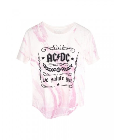 AC/DC We Salute You '81 Pink Tie Die T-Shirt $1.85 Shirts