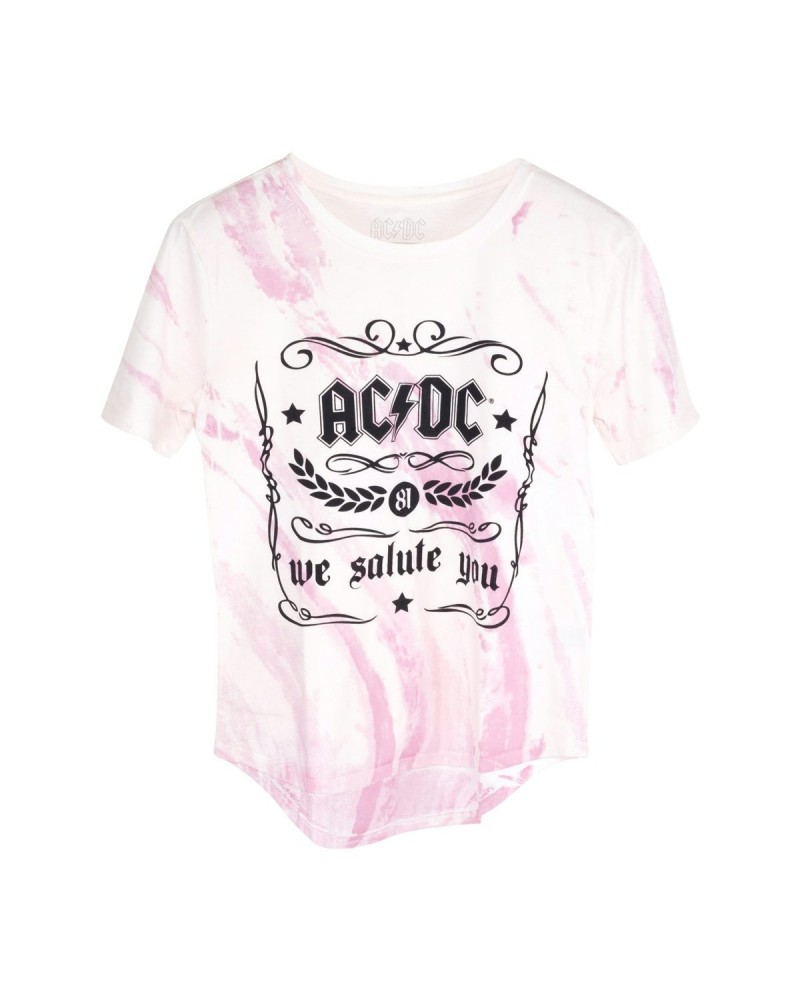 AC/DC We Salute You '81 Pink Tie Die T-Shirt $1.85 Shirts